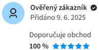 ✔️ Naprostá spokojenost, rychlé dodání