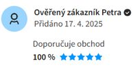 ✔️ velmi pružná komunikaci a vstřícnost prodejce. Výborná kvalita a především funkční produkty.