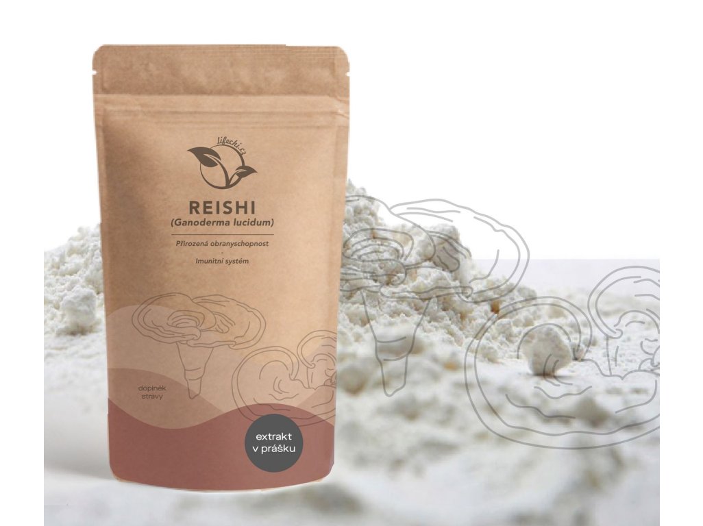 LifeChi - Reishi (Ganoderma lucidum) extrakt v prášku