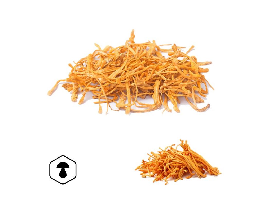 LifeChi - Housenice červená (Cordyceps militaris) sušené plodnice 100 g