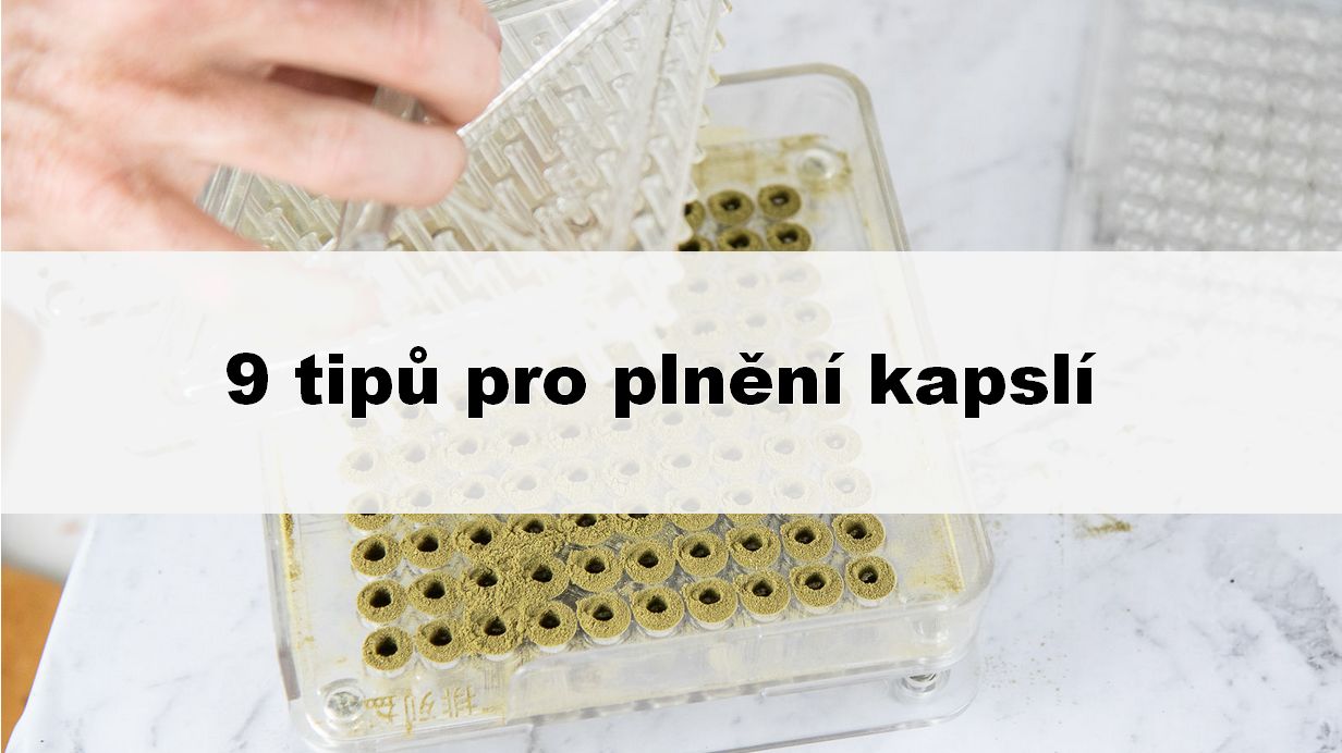 9 tipů pro používání Ruční plničky kapslí + 10 bylinných směsí