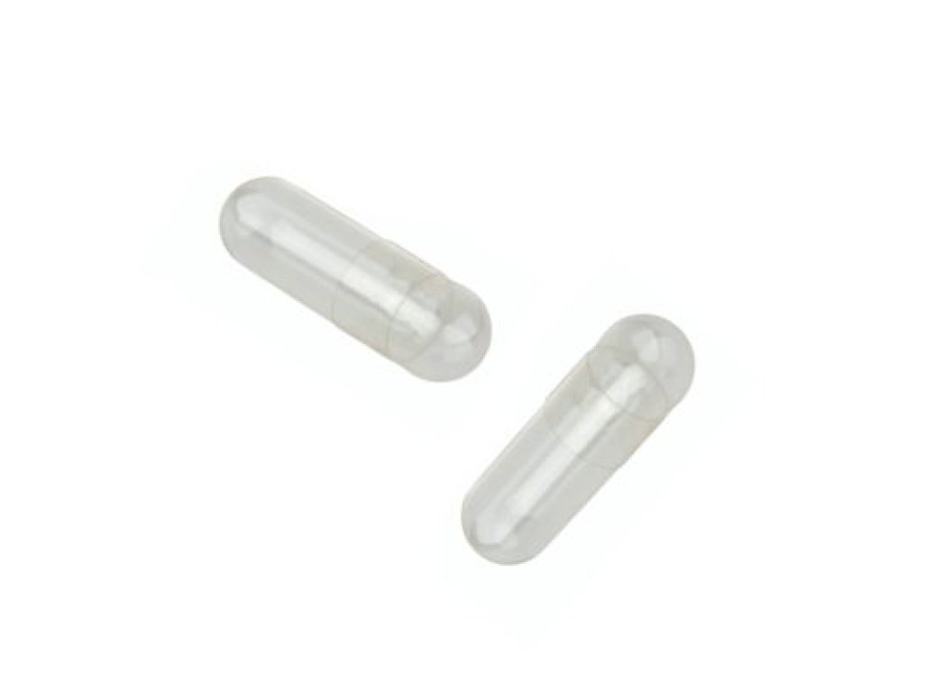 Enterosolventní vegetariánské kapsle - velikost "00" (spojené)