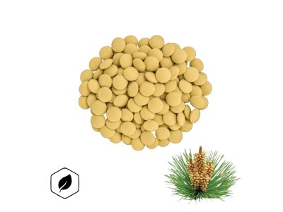 LifeChi - Borovicový pyl (Pine Pollen, Pinus massoniana) lisovaná forma 120 ks po 0,5 g